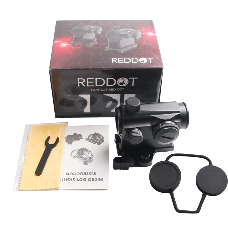 Новый оптический прицел Mini Micro 1X24 Reflex зеленый и красный точечный с QD быстрым