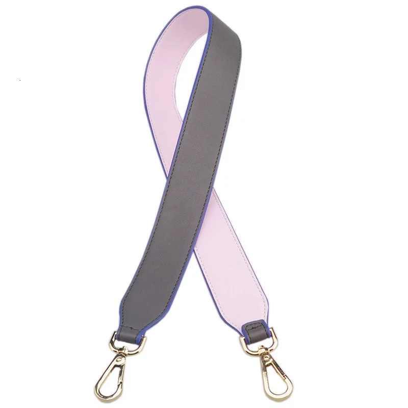 NO.9Gray pink Сумка однотонная искусственная кожа длина ремня 90 см не регулируемая женская сумка на плечо сменная сумка с диагональным декоративным ремешком - Цвет: NO.9Gray pink