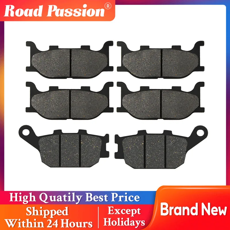 

Road Passion Motorcycle Front and Rear Brake Pads For YAMAHA FZ6R XJ6-N Diversion 600 XJ6-F XJ6-S XJ6-SP FA199 FA174
