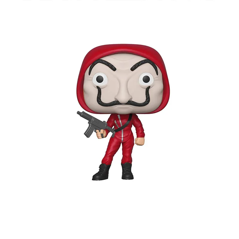 FUNKO POP La Casa De Papel Tokio The Processor Denver Берлинская ПВХ фигурка Коллекционная модель игрушки для детей Рождественский подарок - Цвет: Белый