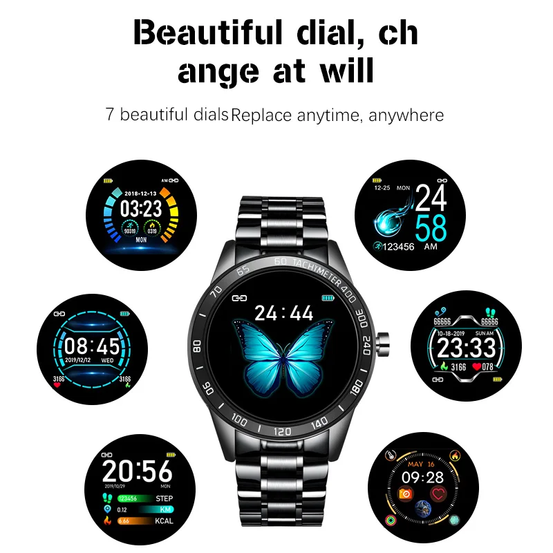 LIGE Smart Uhr Männer Fitness Tracker IP67 Wasserdicht Herz Rate Blutdruck Schrittzähler Für Android ios Sport smartwatch + Box