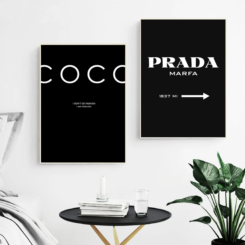 Fashion Poster Print Living Room Decor