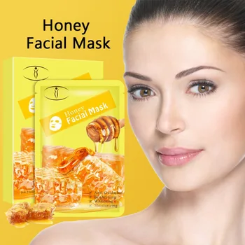 

10pcs Honey Facial Mask Original Liquid Moisturizing Facial Desalinated Skin Moisturizing Brightening Moisturizing Mask L4