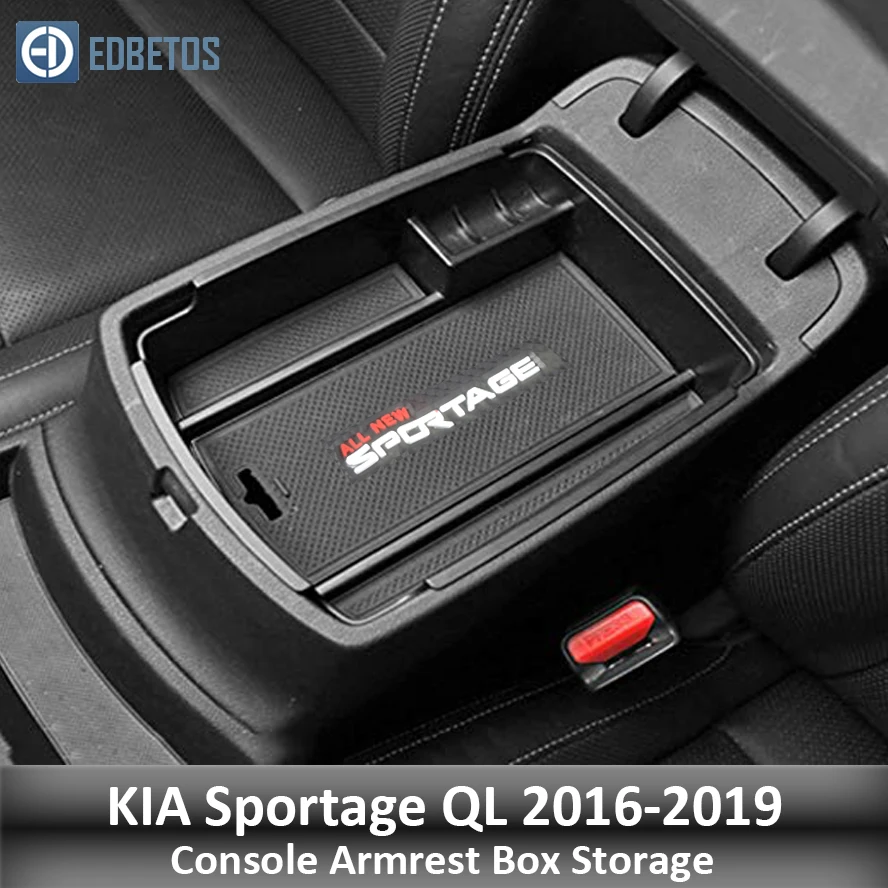 Подлокотник вторичный бардачок для KIA Sportage KX5 QL AT LHD- центральная консоль Органайзер лоток-Sportage укладка аккуратный - Название цвета: AB049