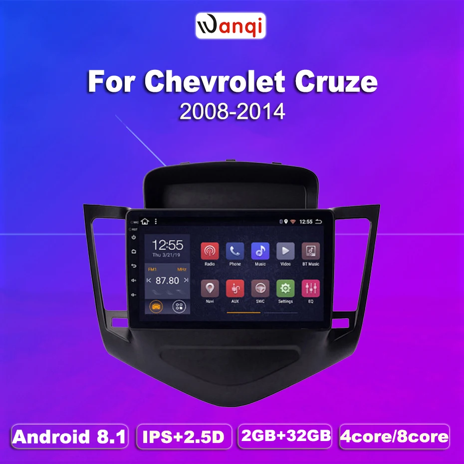 2G ram 32G rom Android 8 1 автомобильный аудио плеер 9 дюймов для Chevrolet Cruze 2008-2015 gps навигация с