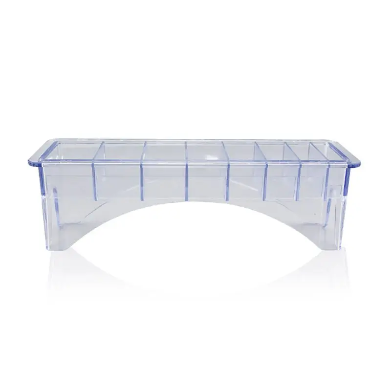 White 8 Grid Base 8/10 сетка база коробка для хранения для 8 P/10 P машинка для стрижки волос предельный гребень Руководство гребень Инструменты - Цвет: White 8 Grid Base