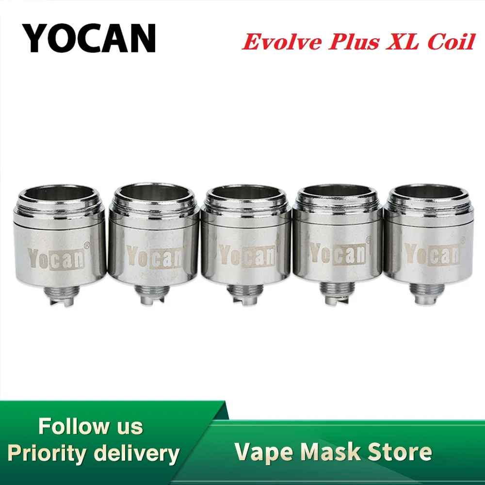 5pcs Original Yocan Evolve Plus XL Coil Aadopts Innovative QUAD Technology for Kit E-cig Core | Электроника