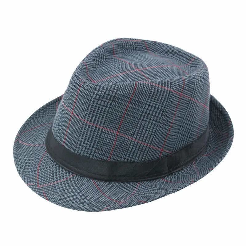 2019 Fashion Fedora Jazz Hat Men Vintage Spring Summer Hat Panama Cap Bowler Hats Cap Outdoor Sun hat gorro black fedora
