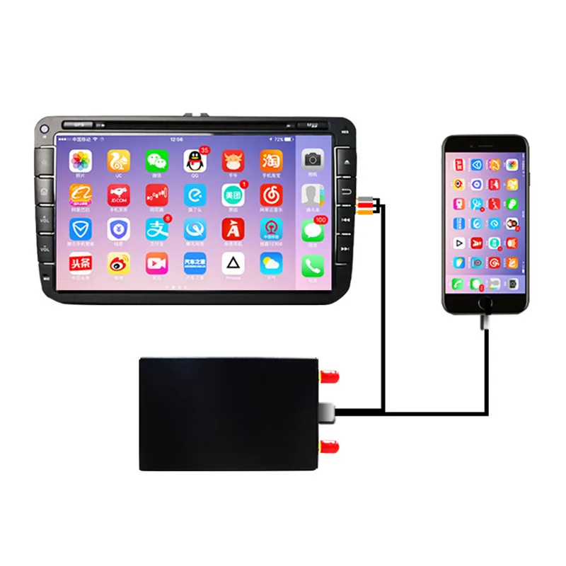 

Car WiFi Display iOS AirPlay Mirror Link for Car Home Video Audio Miracast DLNA Airplay Screen Mirroring 5.8G car tv carplay