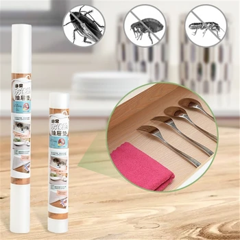 

Lemon Scented Clear Waterproof Oilproof Shelf Cover Drawer Mat Deodorant Liner Non Slip Kitchen Cabinet Refrigerator Organizer