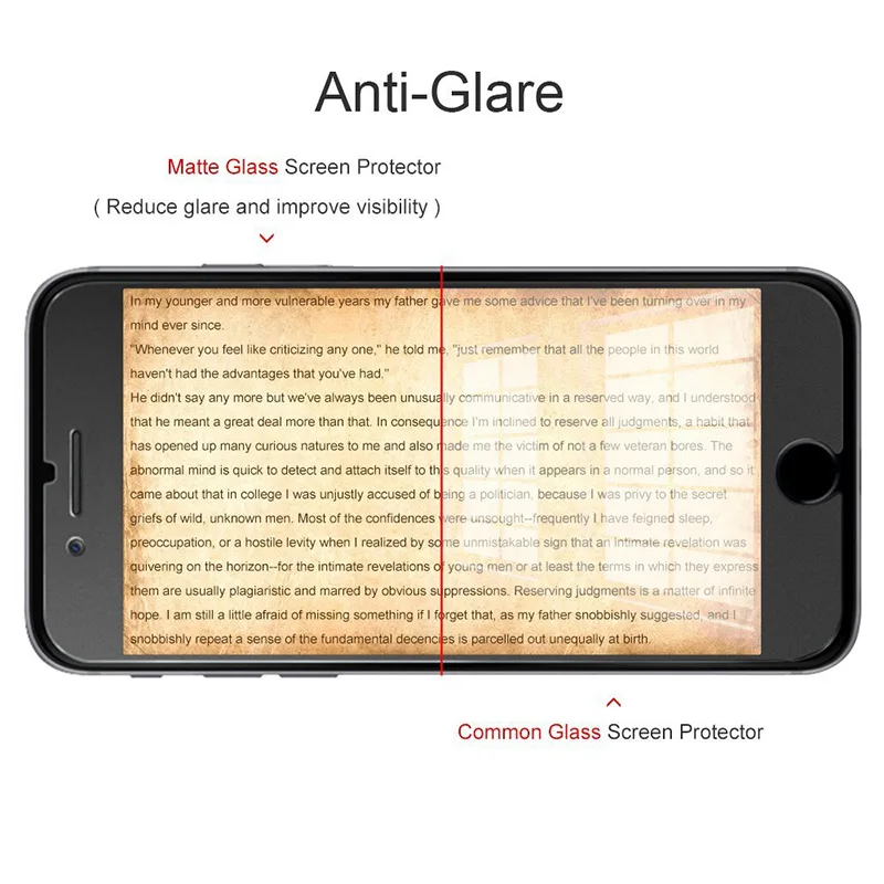 Матовое закаленное стекло для iPhone 6 S 7 8 Plus SE 2020 защита экрана 9H Защитное s iPone Plus|glass