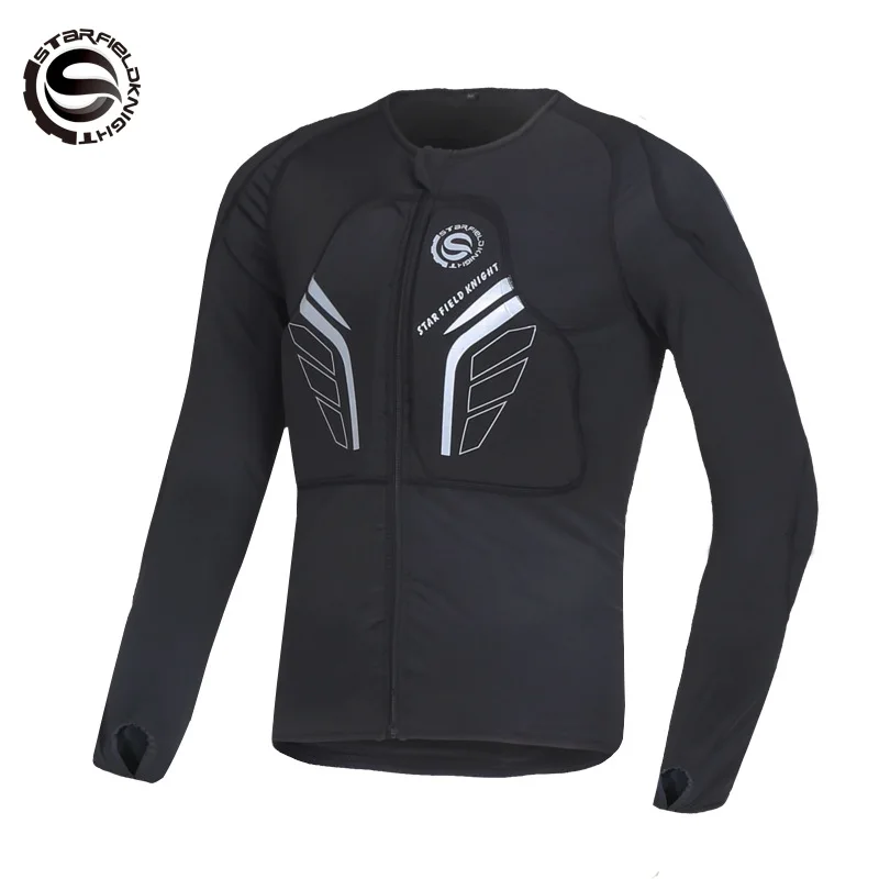 Motorcycle Jacket Protective Gear Summer Motocross Protection Jacket Moto Racing Body Armor Men Moto Armor Black