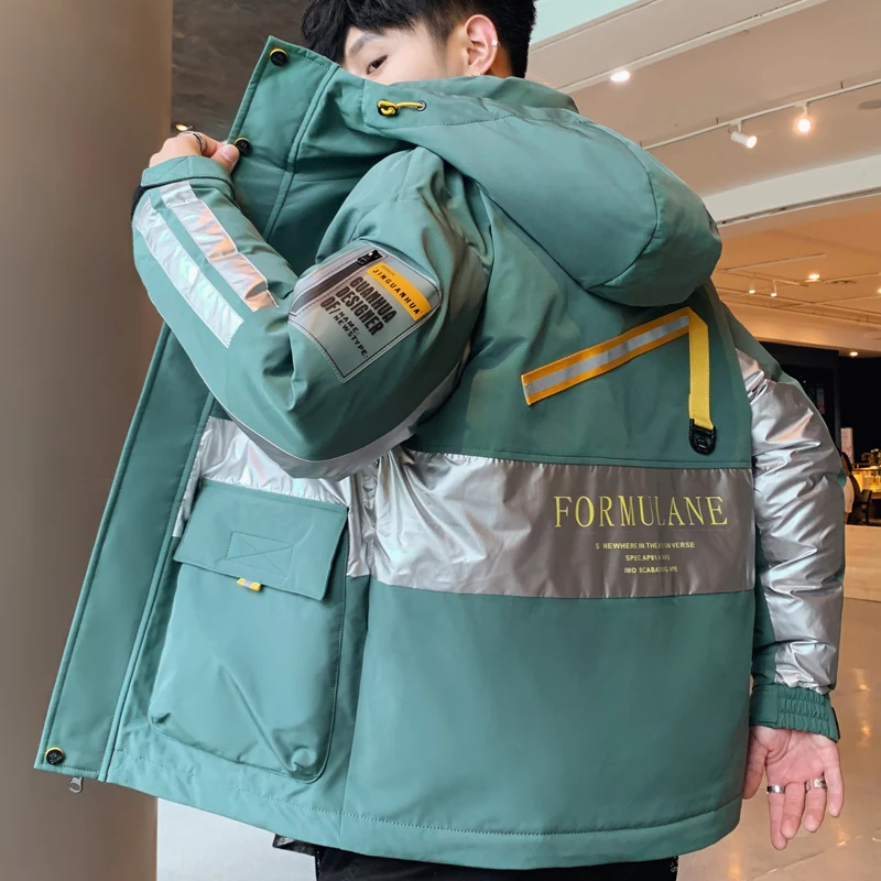 買う なら ファッションメンズ冬のパーカーフード付きジャケット厚く暖かいロングジッパープラス原宿コート特大オムveste紳士服by50mf 激安をお選 Ongoing Southloopmarket Com