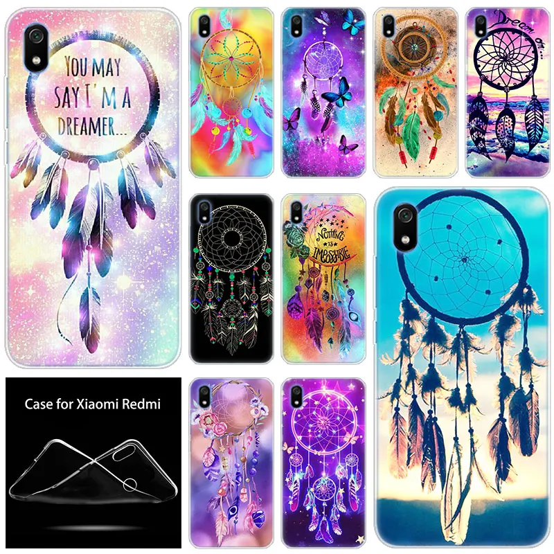 luxury Hot Soft Silicone Case Dream Catcher for Xiaomi Redmi 7 7A GO S2 4X 5 5Plus 6 6A K20 Note 4 5A 8 Pro Fashion Cover | Мобильные