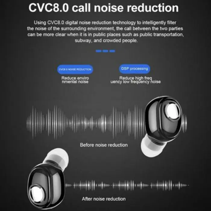 Bluetooth 5,0 наушники-вкладыши мини водонепроницаемые беспроводные наушники-вкладыши с сабвуфером SP99