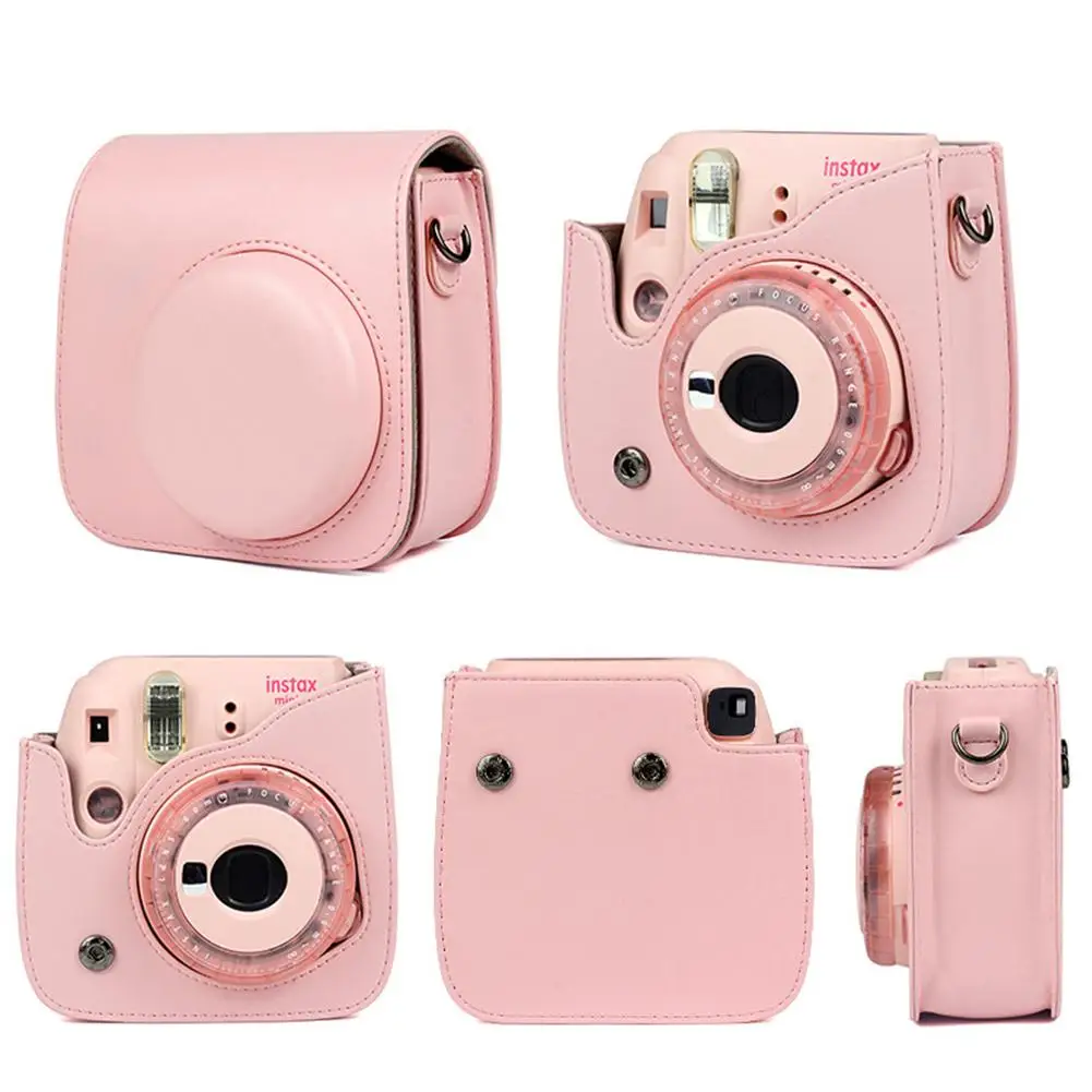 Для Fujifilm Instax Mini 9 Mini 8 сумка для камеры из искусственной кожи Аксессуары для камеры моментальной печати защитная сумка на плечо чехол с ремешком