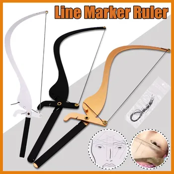 

Semi-Permannet Bow and Arrow Line Ruler Microblading Measuring Tool Brow Mapping String Tool Thread Eyebrow Design Beauty Tools