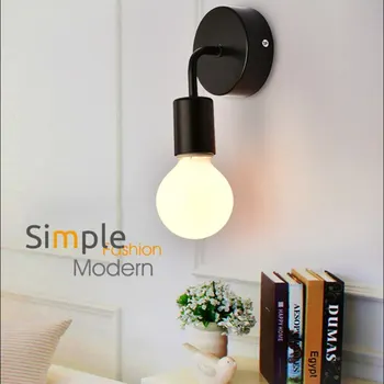 

E27 220V Wood Wall Lamp Modern Nordic Wooden Sconce for Home Light Fixture Vintage Retro Wall Light Decor Edison Lamp hot sale