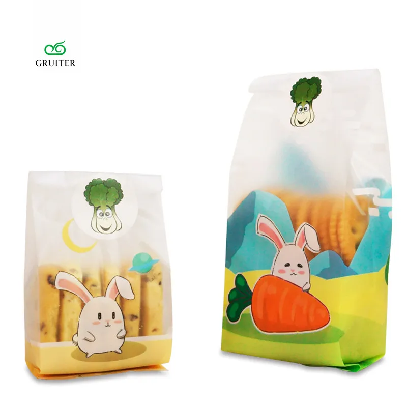 Высокое качество Толстые упаковки еды OPP милые маленькие рождественские