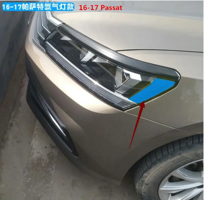 Фара Светоотражающая наклейка подходит только для Volkswagen 13-17 Passat налобный фонарь ремонт, наклейка для автомобиля наруПредупреждение ющая наклейка