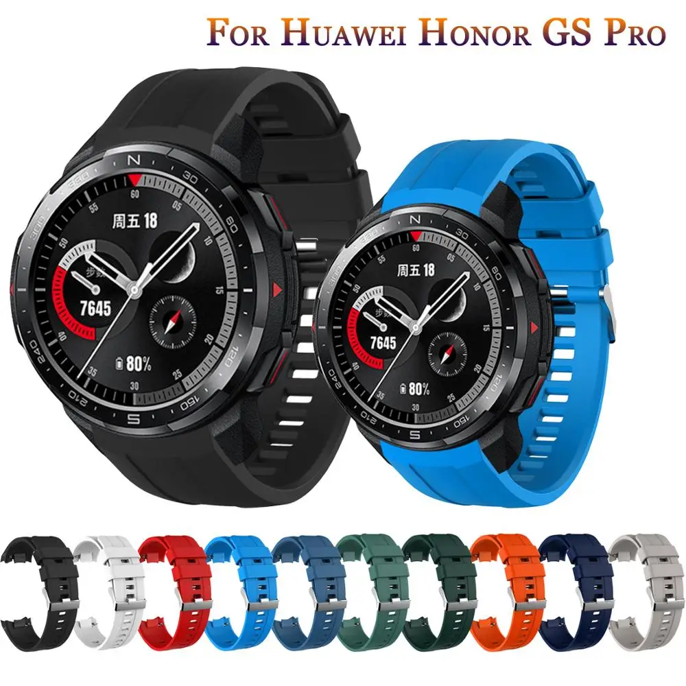 Silicone Sport Replacement Strap - Adjustable Fashion Wristband