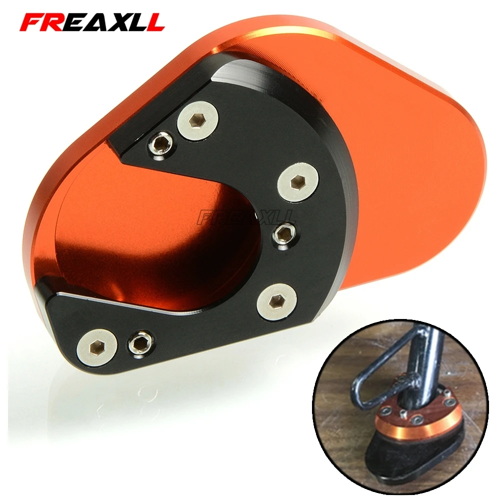 

Motorcycle Kickstand Foot Side Stand Enlarger Support Plate Extension For KTM 950 Super Enduro SM 2001-2011 990 DUKE 125 200 390