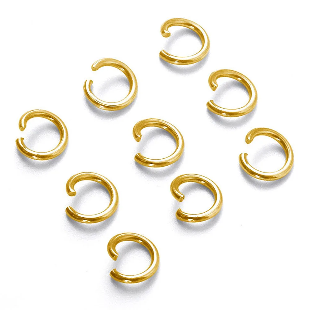 200Pcs 3/4/5/6/8mm 스테인레스 스틸 오픈 점프 링 DIY 쥬얼리에 대 한 분할 링 커넥터 액세서리 결과 용품 만들기