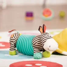 Америка B. Toys аккордеон Зебра инструмент Детские развивающие Музыкальные Обучающие игрушки рука усмирить пианино