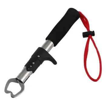 

Stainless Steel Fish Lip Grabber Gripper Grip Clip Tackle Scale Tool Sea Fishing