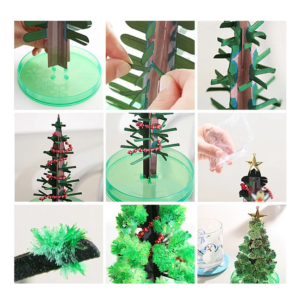 Magic Growing Tree Toy grande regalo segreto Babbo Natale Green 