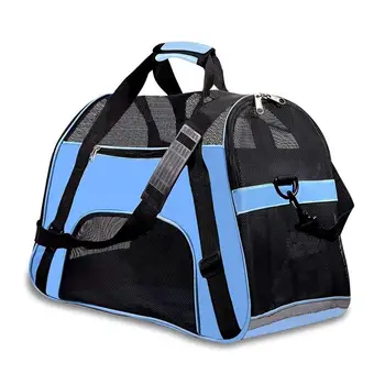 

Pet Travel Carriers Soft Sided Portable Bags Dogs Cats Airline Approved Dog Carrier(2018 Upgraded Version)