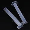 Tubo de plástico transparente para medir líquidos, botella graduada para laboratorio, suministros de laboratorio, 100ml ► Foto 2/6