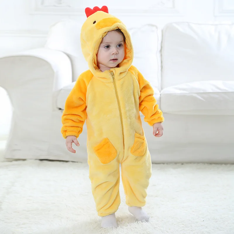 Umorden Infant Toddler Yellow Chick Costume Kigurumi for Baby Boys