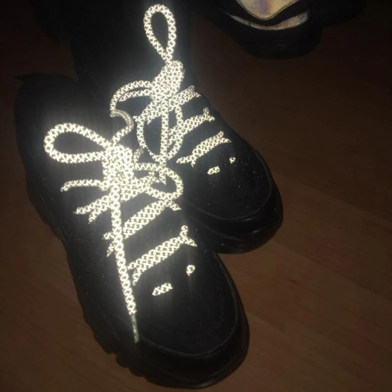 1 пара 3 м светоотражающие кроссовки со шнурками шнурки спортивные шнурки круглые веревочные шнурки Длина 100/120/140/160 см шнурки строки