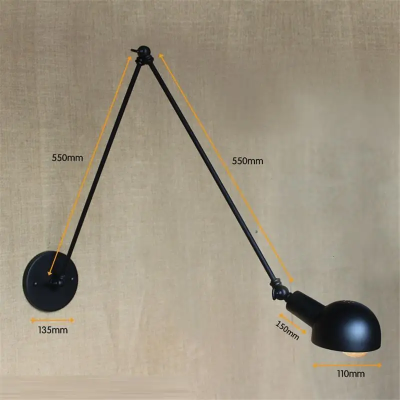 Lampen, Современная зеркальная лестница, аппликация, Murale, лампа, бра, Vanity Wandlamp Aplique Luz Lampara De Pared, внутренний, для спальни, настенный светильник