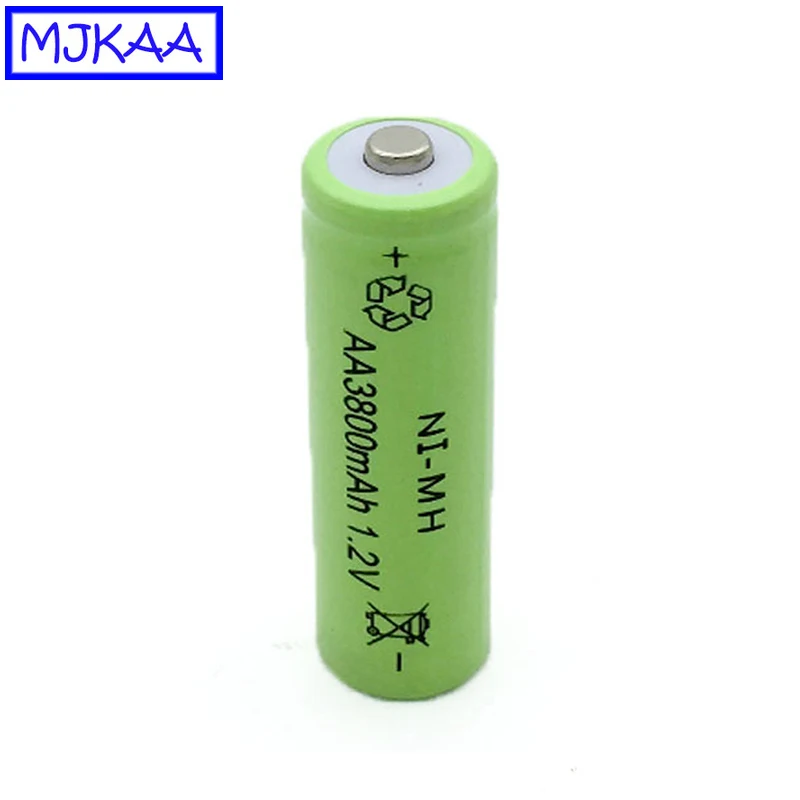 MJKAA 10 шт AA 1,2 V Ni-MH 3800mAh аккумуляторная батарея+ 10 шт AAA 1,2 v NiMH 1800mAh перезаряжаемые батареи