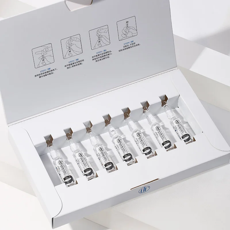 

Daralis 7PCS Hyaluronic Acid Ampoule Face Serum Shrink Pores Nicotinamide Essence Whitening Anti-Aging Wrinkle Facial Skin Care