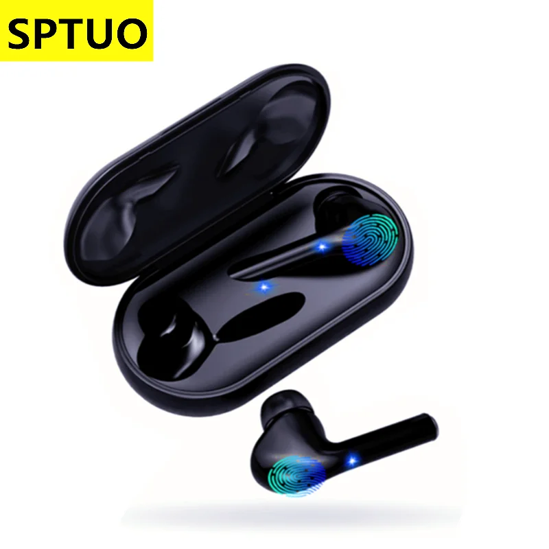 

SPTUO M6Tws Bluetooth 5.0 Wireless Earphones Touch Control In Ear Headphones with Microphone Mini Earbuds Gaming headset MP3