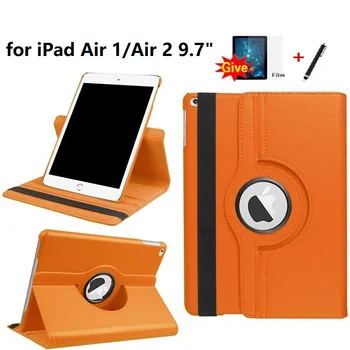 

PU Leather Tablet Case for iPad Air 2 Air 1 iPad 9.7 2017 2018 Case 5 6 5th 6th Gen Smart Protective Case Cover with Film+Pen