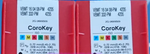 10 шт. твердосплавная вставка VBMT 160408-PM 4235