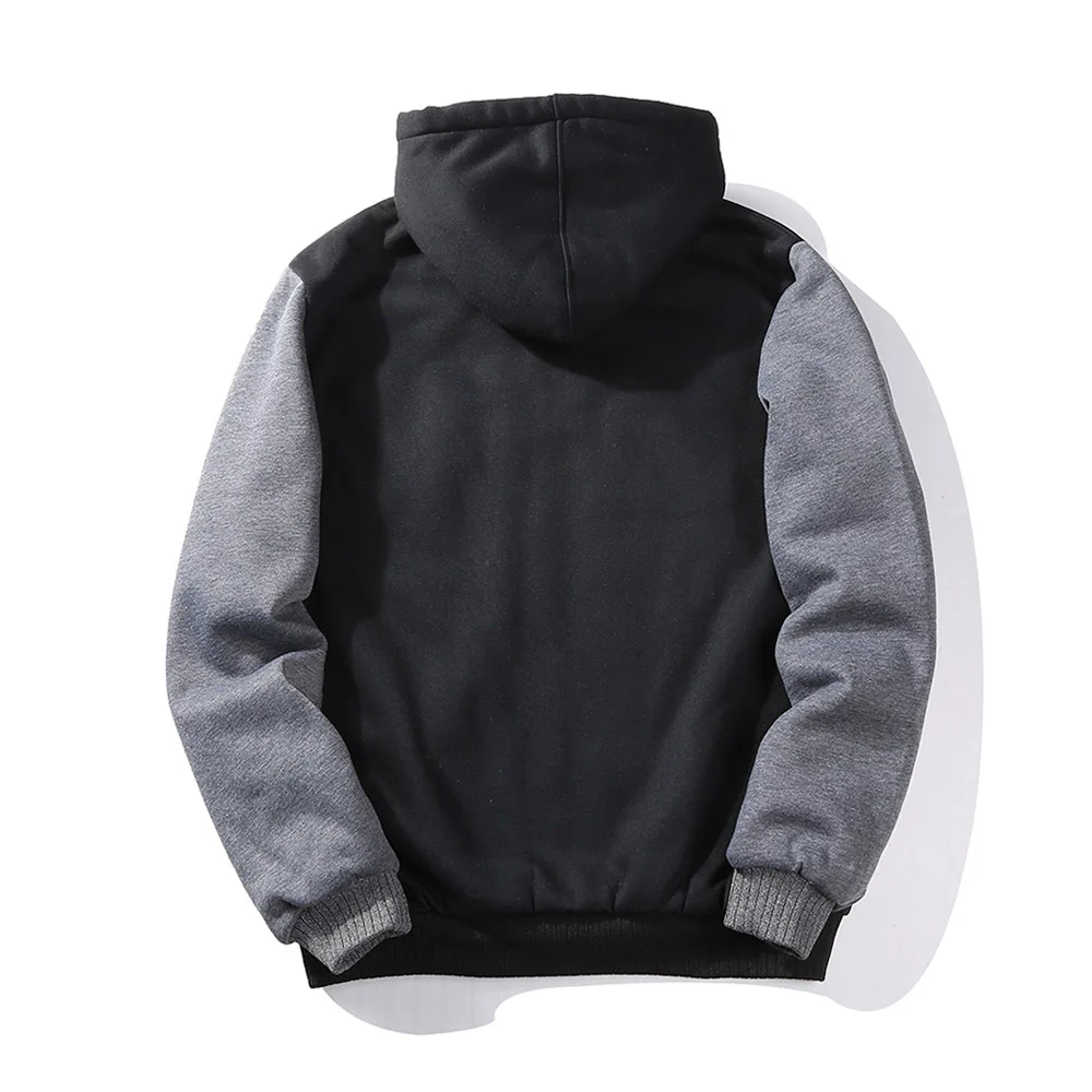 Plus Size 8XL 10XL Winter Spring jackets men Thick Warm Sweatshirt Hooded Fleece Casual Patchwork Loose Hoodies Coat 150KG black bomber jacket