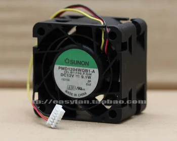 

Original SUNON PMD1204WQB1-A 12V 9.1W 4CM 4028 three-line cooling fan