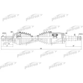 

Axle shaft front right 30x1020x27 BMW: X5 (E70) 3.0/3.0/3.0 SI/4.8 I XDRIVE/M/XDRIVE 30 D/XDRIVE 30 I/X PATRON PDS0387