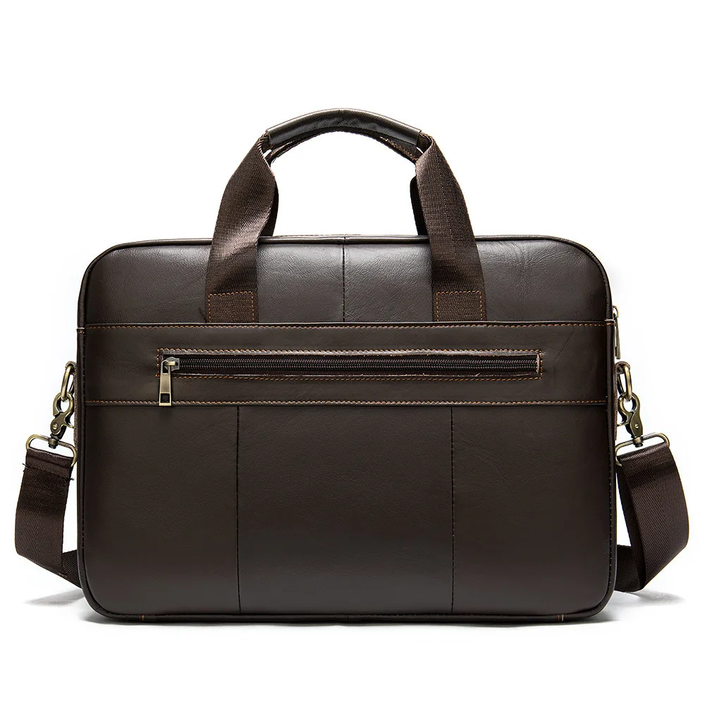 

Genuine messenger computer bag men Leather Male Package Business Affairs Man Briefcase Handbag Single Shoulder Satchel Hand 2020