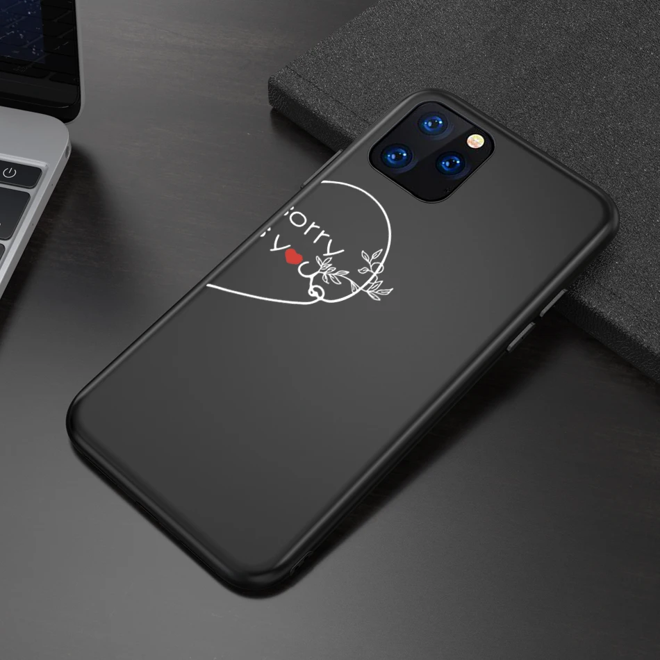AC9847 Lovebay Пары Любовь Сердце Простой чехол для телефона для iPhone 11 Pro Max X XS XR Xs Max 6 6s 7 8 Plus Мягкий ТПУ силиконовый чехол - Цвет: AC9847