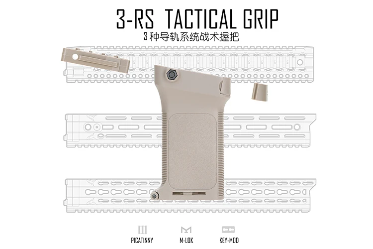 KEYMOD& MLOK Rail тактическая рукоятка для охотничьих аксессуаров стрельба, страйкбол запчасти