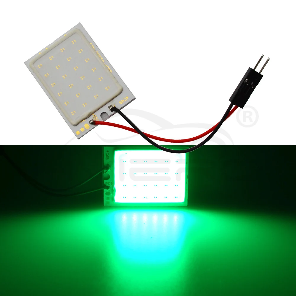 Hviero Red White T10 W5W C5W C10W 24 36 48Smd Cob Led Panel Auto Reading Map Lamp Panel light Dome Festoon BA9S 3Adapter DC 12v Car Led