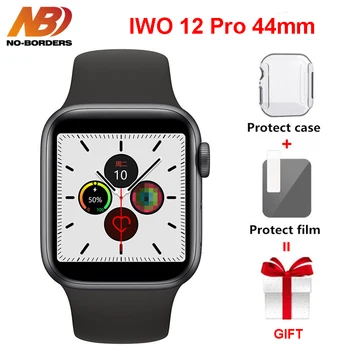 

IWO 12 Pro 44mm Smart Watch Top selling Series 5 1:1 Case IP68 Waterproof Smartwatch for Apple IOS Android VS iwo 11 IWO 10 8