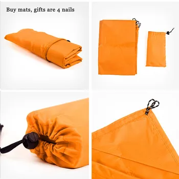 

Picnic mat light waterproof mat mini folding beach mat outdoor camping mat to send 4 nails