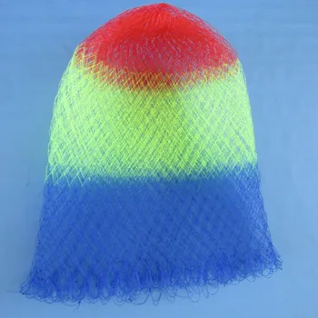 

3 Sizes Nylon Fishing Nets Collapsible Fishing Tools Rhombus Mesh Hole Depth Folding Nylon Landing Dip Net